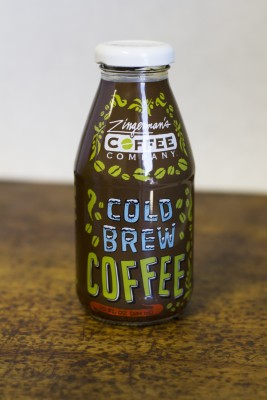 Photo of a bottle of Zingerman's cold brew coffee.