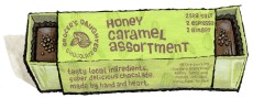 Grocer's Daughter Dark Chocolate Honey Caramels