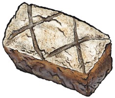 Loaf of vollkornbrot