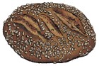 Loaf of 8 grain 3 seed bread