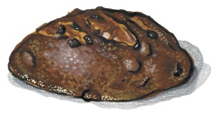 Loaf of Cinnamon Raisin Bread