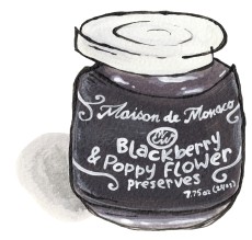 Blackberry & Poppy Flower Preserves