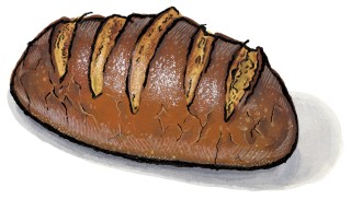 Loaf of Jewish Rye bread