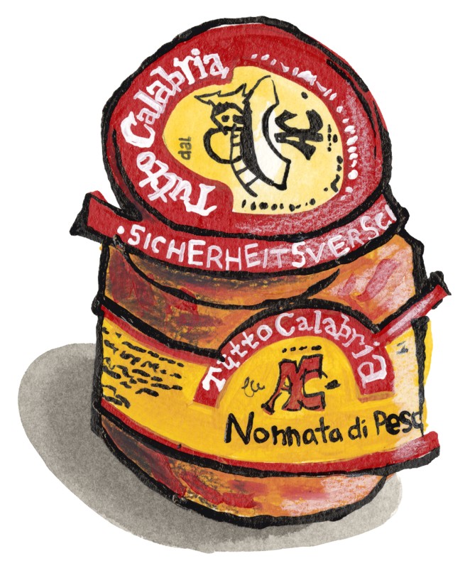 Nonnate di Pesce Fiery Fish Sauce for sale. Buy online at Zingerman's