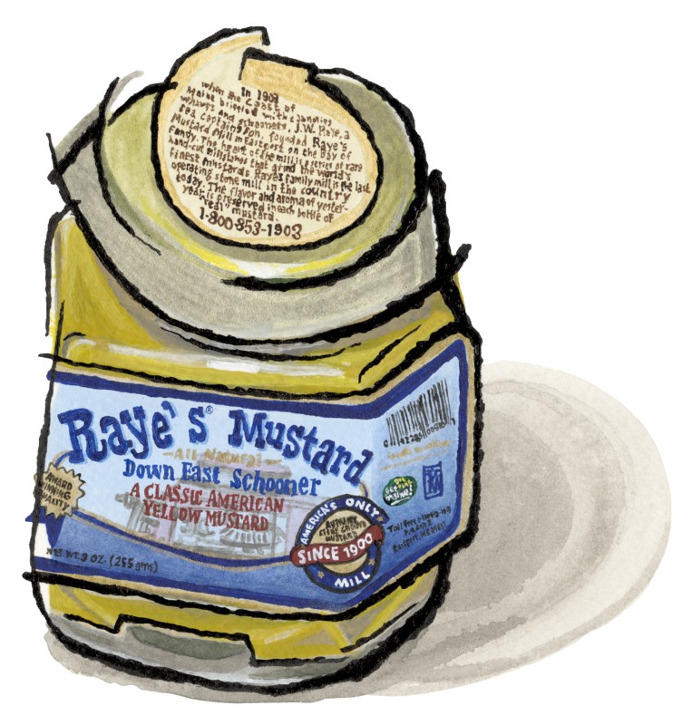 Raye's Yellow Mustard for sale. Buy online at Zingerman's Mail Order.  Gourmet Gifts. Food Gifts.
