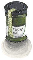 Jar of Roi basil pesto