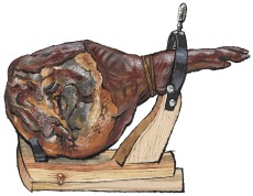 Cured Ham Slicing Stand