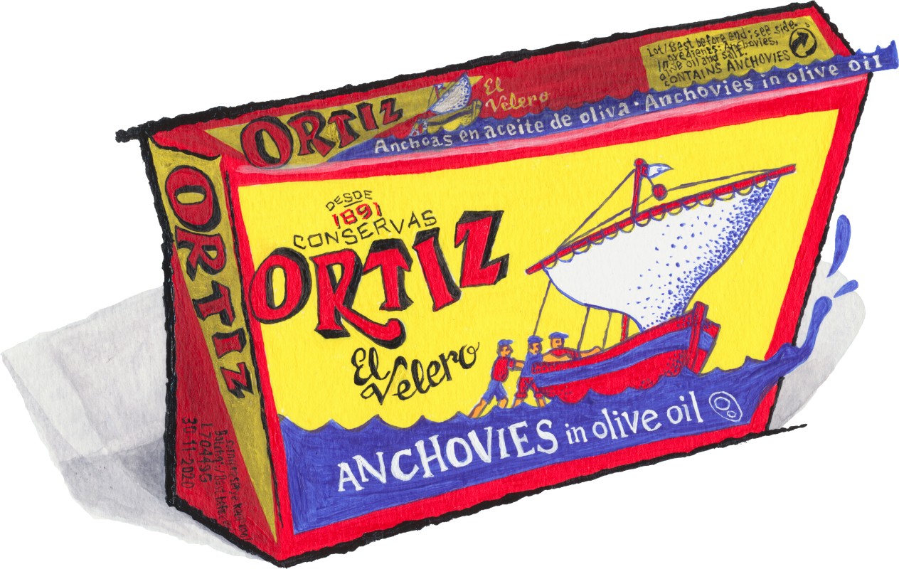 Ortiz Personal Pack Anchovies for sale. Buy online at Zingerman's Mail