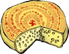 Antique Emmentaler Swiss Cheese