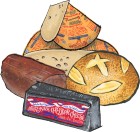 3 Cured Meats & Cheeses plus Bread Customizable Gift Box