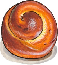 Rosh Hashanah Round Plain Challah Bread