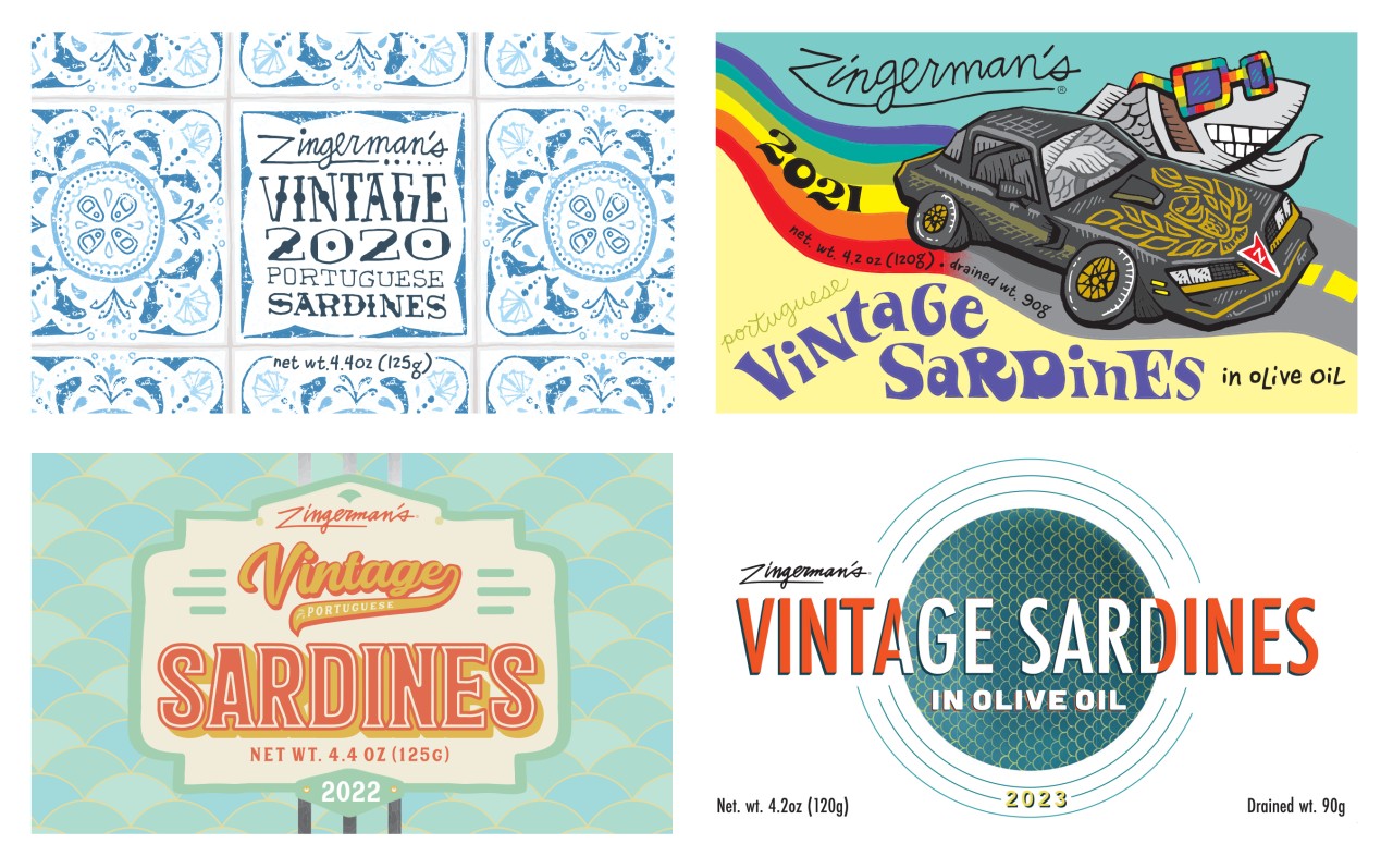 Vintage Portuguese Sardines for sale. Buy online at Zingerman's Mail
