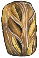 Illustration of a loaf of Farm Bread