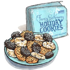 Fancy Schmancy Holiday Cookies & Cookbook