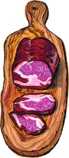 Sweet Prickly Pear Cured Lomo
