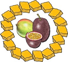 Mango Passion Fruit Pâte de Fruit