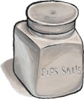 Portuguese Fleur de Sel in Stoneware Jar