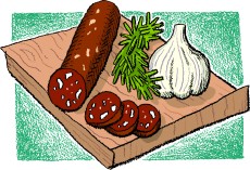 Lamb Salami with Garlic & Rosemary