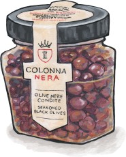 Leccino Black Olives